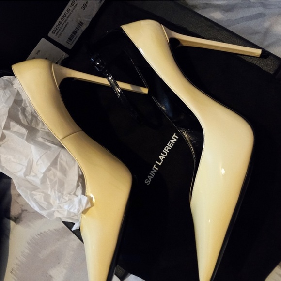 YVSL Saint Laurent Vernis Chiffon Pump - Picture 9 of 9